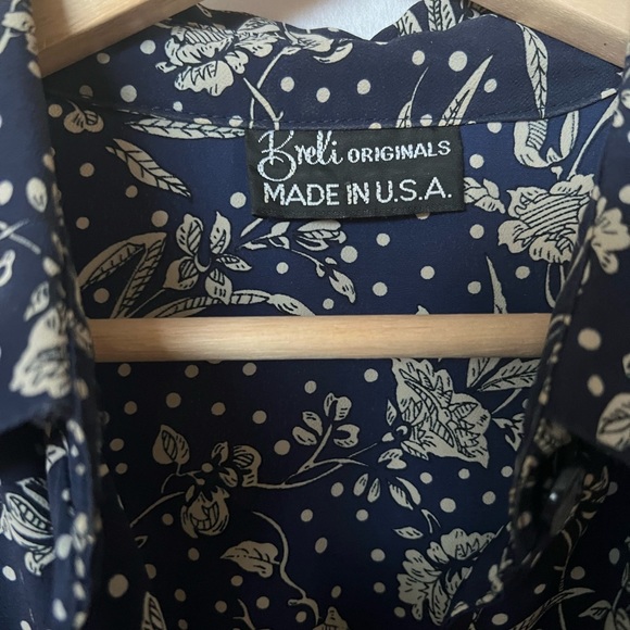 VINTAGE | Breli Originals 1980s collared midi dress - Picture 4 of 5